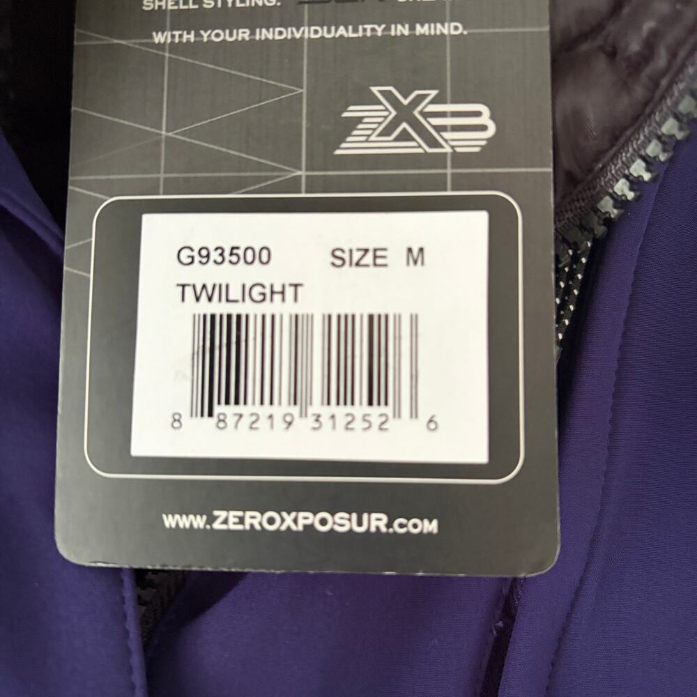 ZeroXposur Coat Size Medium Purple Hooded. NWT Belted - Picture 6 of 13